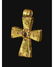 BYZANTINE GOLD CROSS WITH STONE - 2
