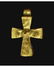 BYZANTINE GOLD CROSS WITH STONE - 3