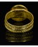 MEROVINGIAN GOLD RING WITH GARNET STONE - 3