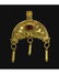 ROMAN GOLD LUNAR AMULET WITH STONE