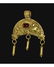 ROMAN GOLD LUNAR AMULET WITH STONE - 2