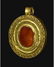 GREEK GOLD BOX PENDANT WITH CARNELIAN STONE - 2