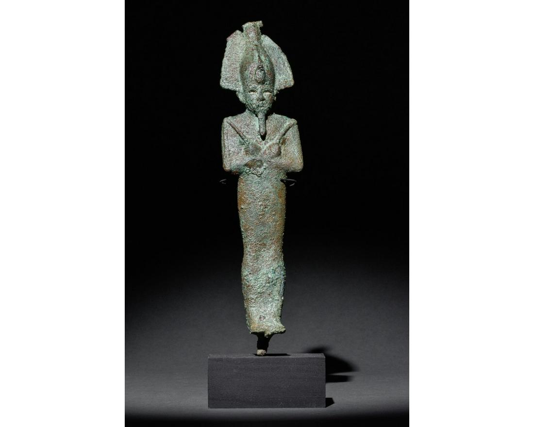 EGYPTIAN VOTIVE STATUETTE OF OSIRIS (1 of 5)