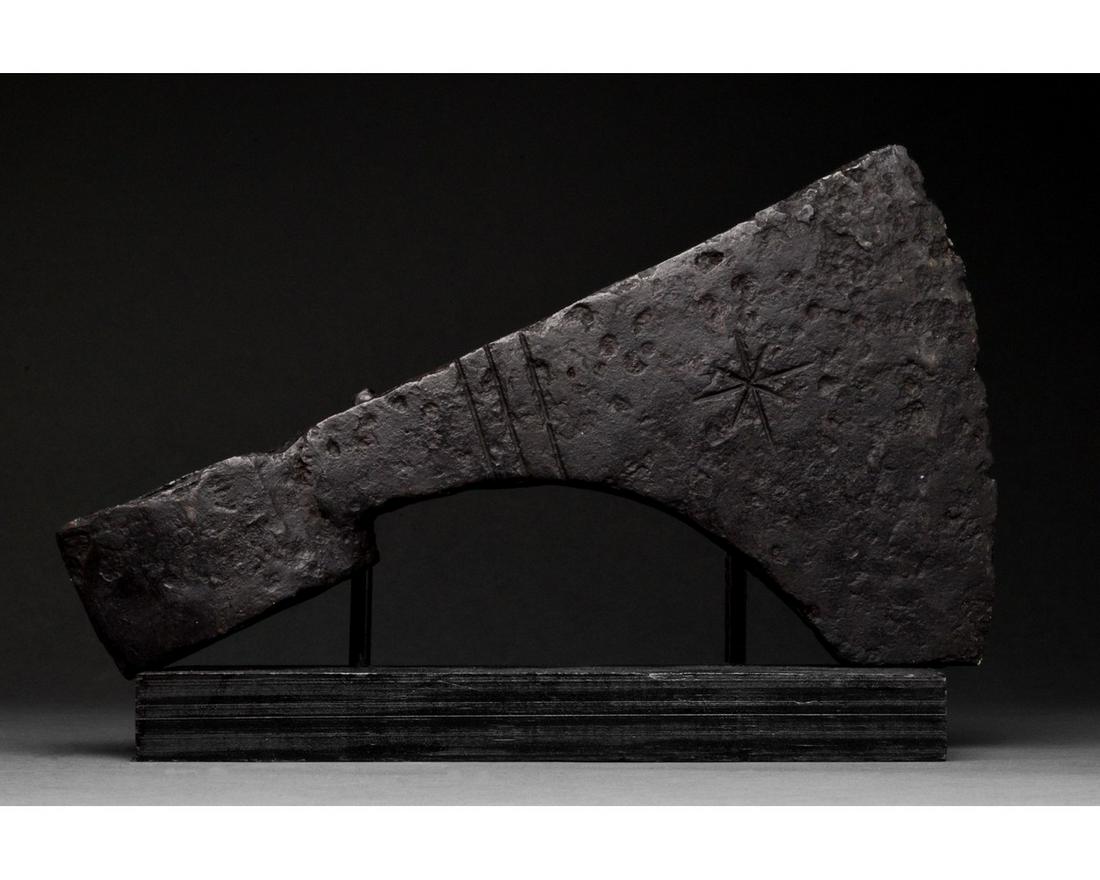 VIKING IRON BATTLE AXE HEAD (1 of 8)