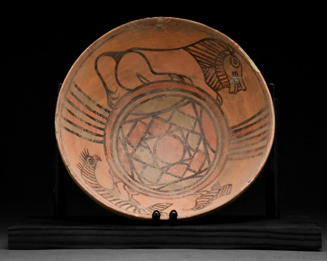 INDUS VALLEY CULTURE PAINTED TERRACOTTA VESSEL (1 of 4)