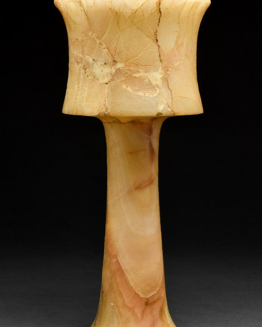 ANCIENT BACTRIAN ALABASTER CHALICE (1 of 4)