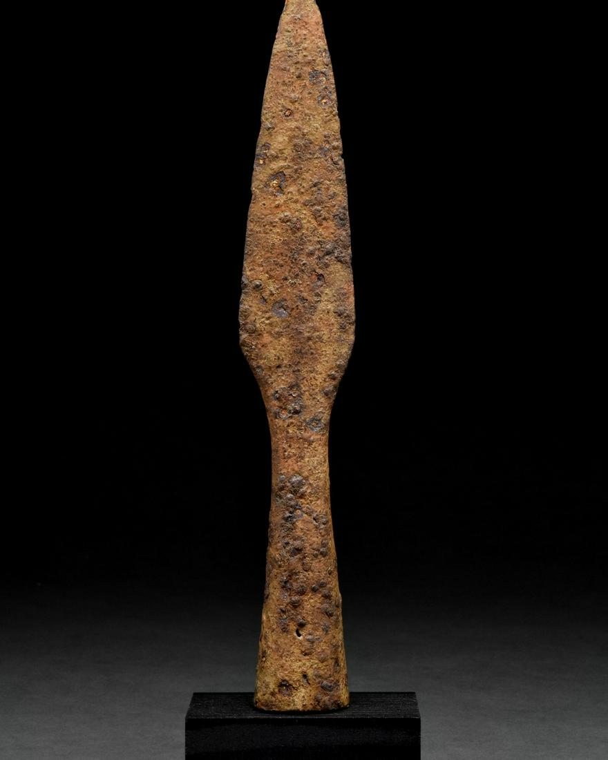 ROMAN IRON SOCKETED SPEARHEAD (1 of 3)