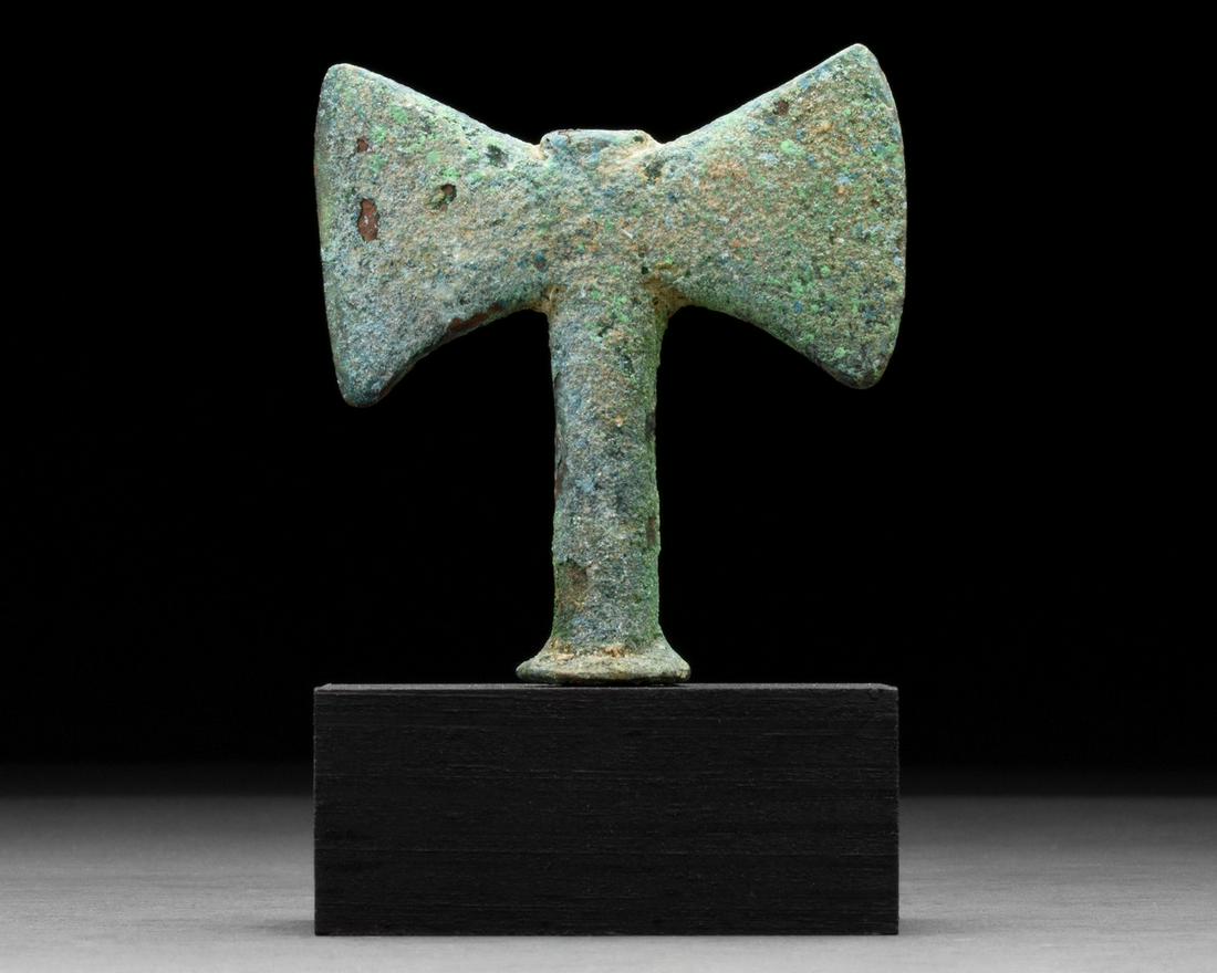 ANCIENT BRONZE LABRYS VOTIVE AXE (1 of 3)