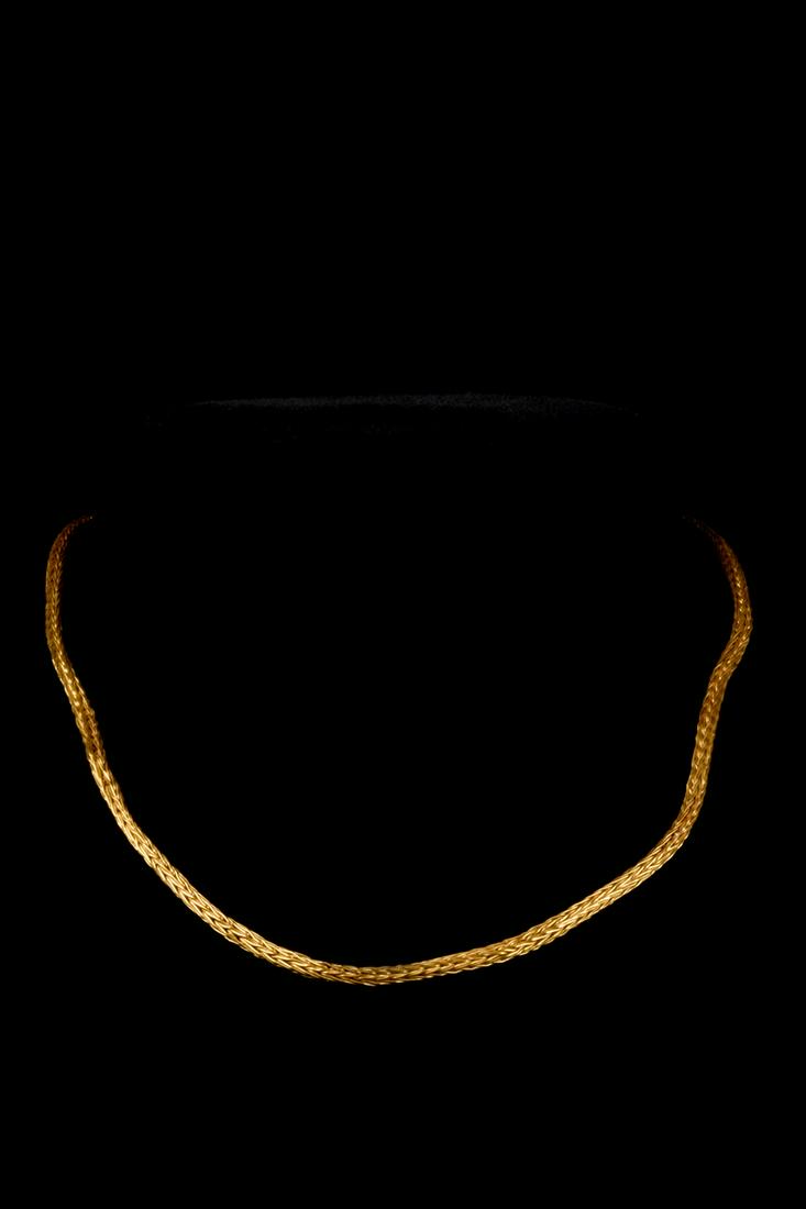 ROMAN GOLD CHAIN NECKLACE (1 of 5)