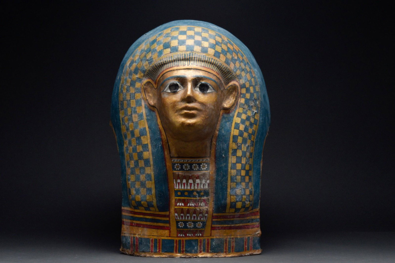EGYPTIAN MUMMY MASK CARTONNAGE (1 of 8)