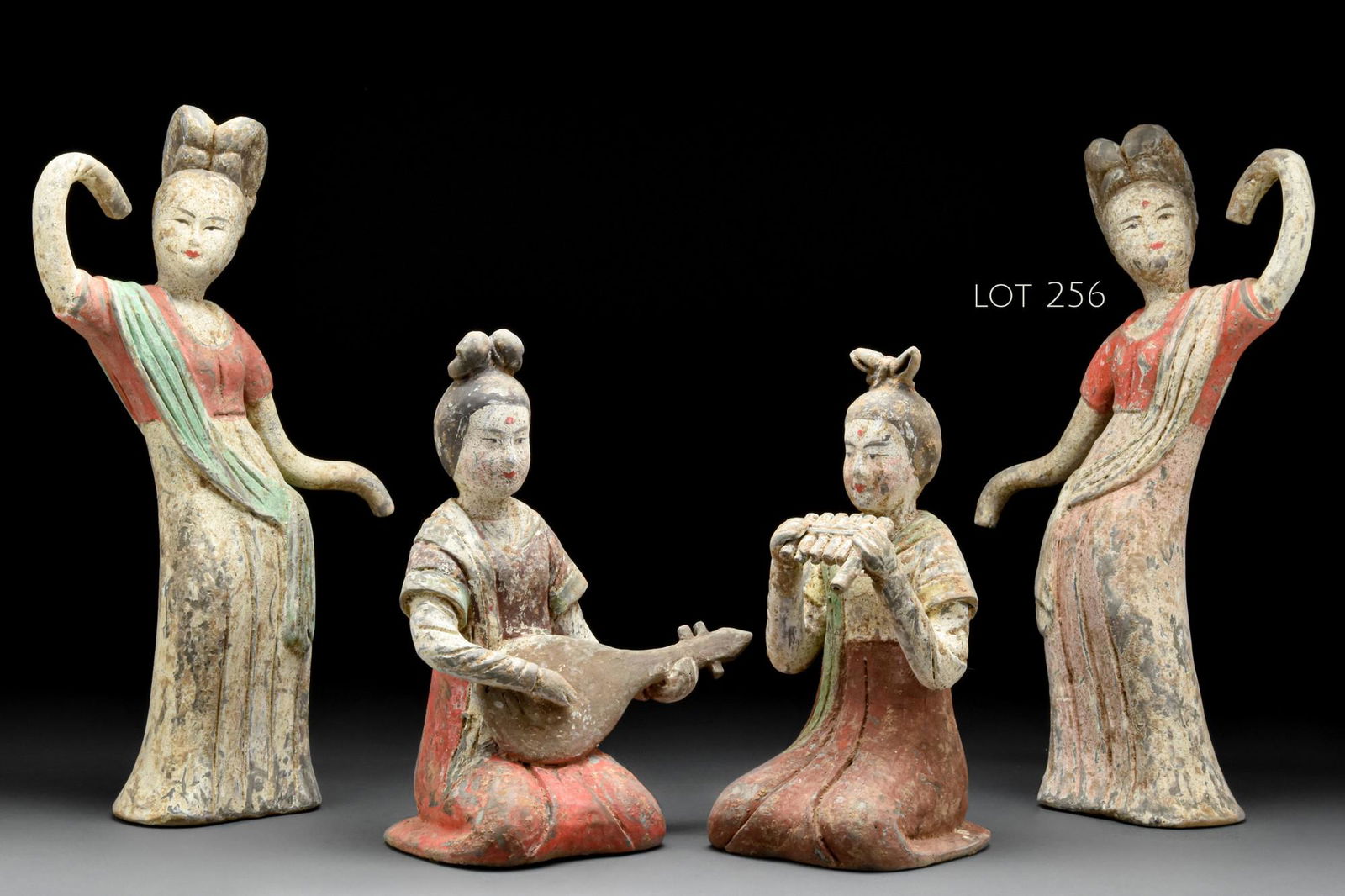 CHINESE TANG DYNASTY TERRACOTTA FEMALE DANCER - TL TESTED (1 of 6)