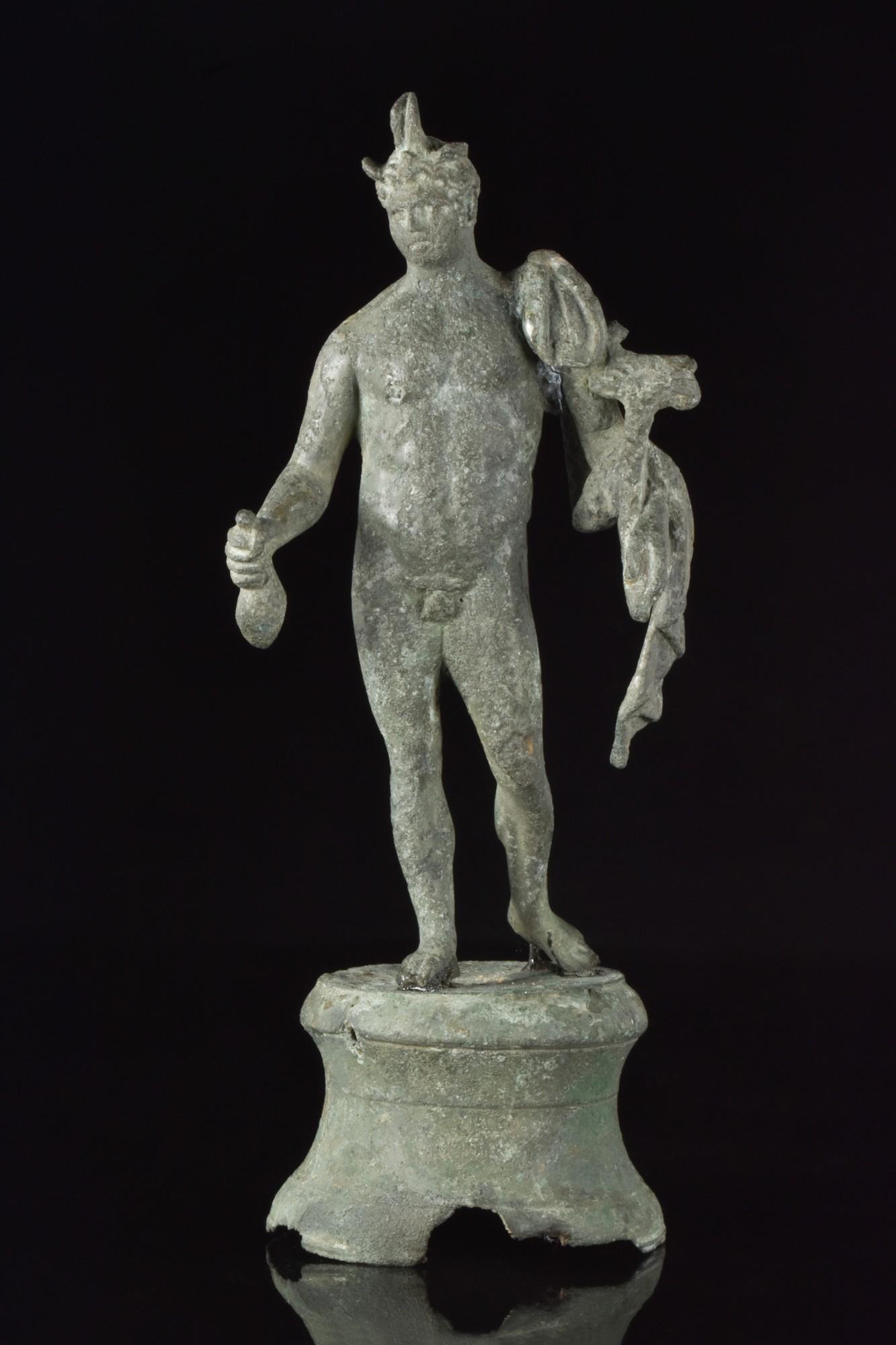ROMAN BRONZE STATUETTE OF MERCURY (1 of 6)