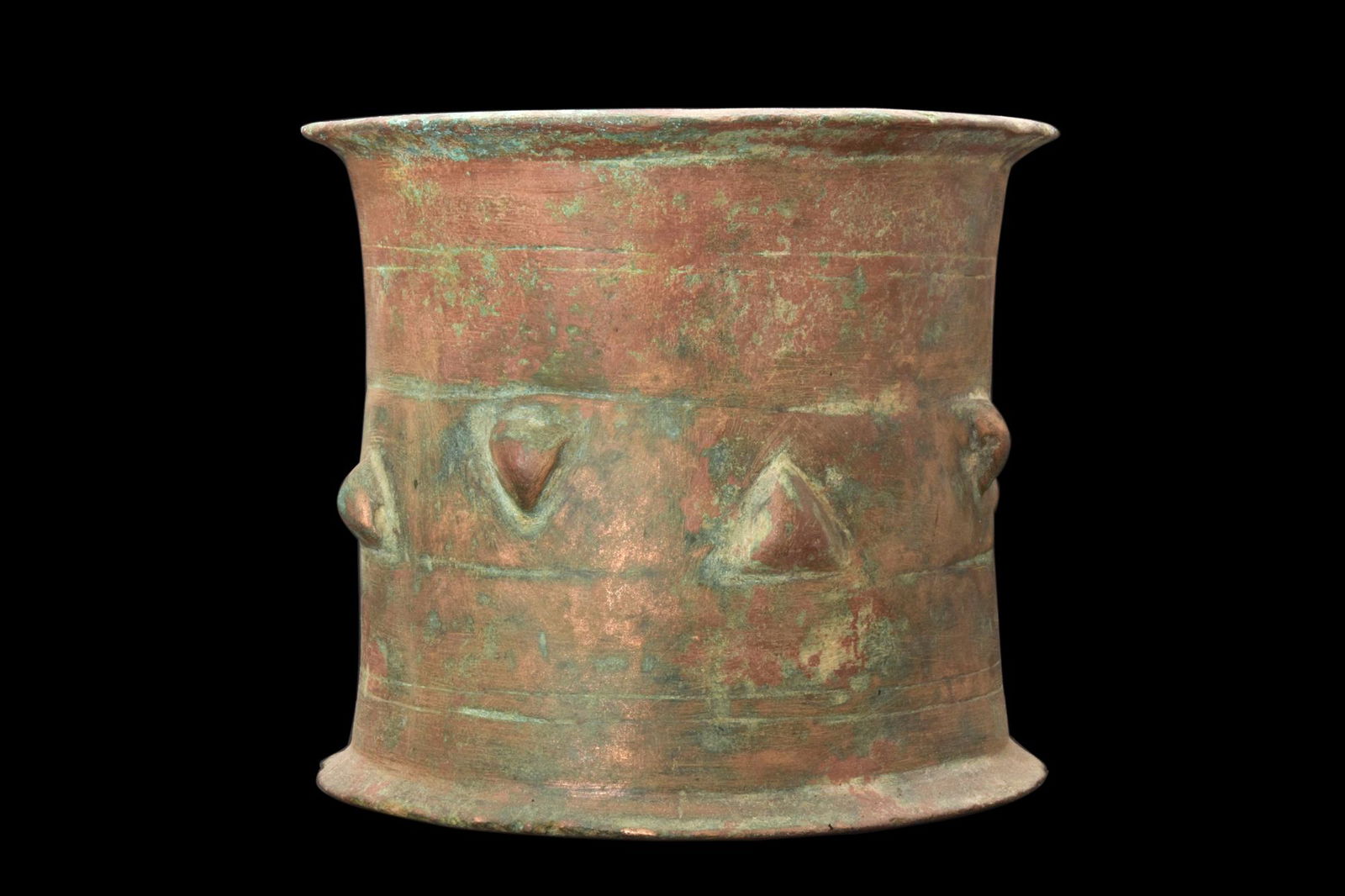 KHORASAN BRONZE DECORATED MORTAR (1 of 4)