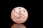 ROMAN CARNELIAN RING STONE WITH A MERMAID