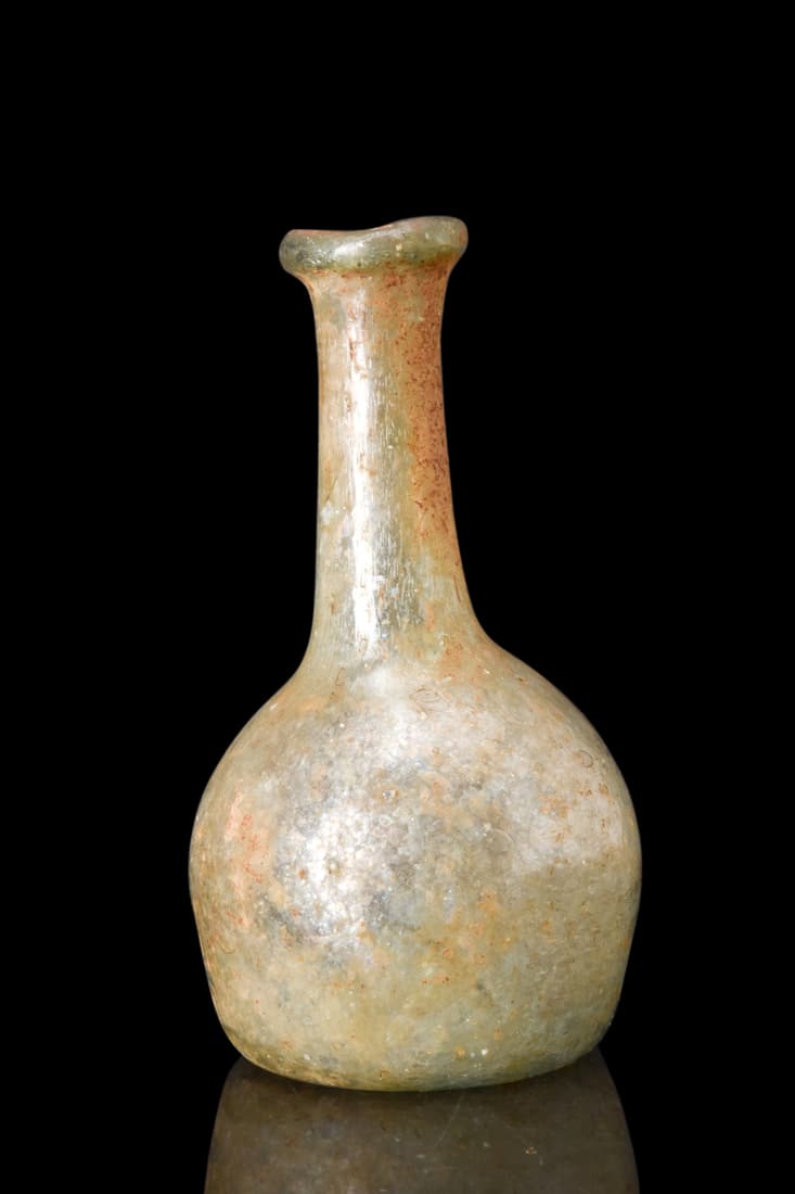 ROMAN GLASS FLASK (1 of 4)