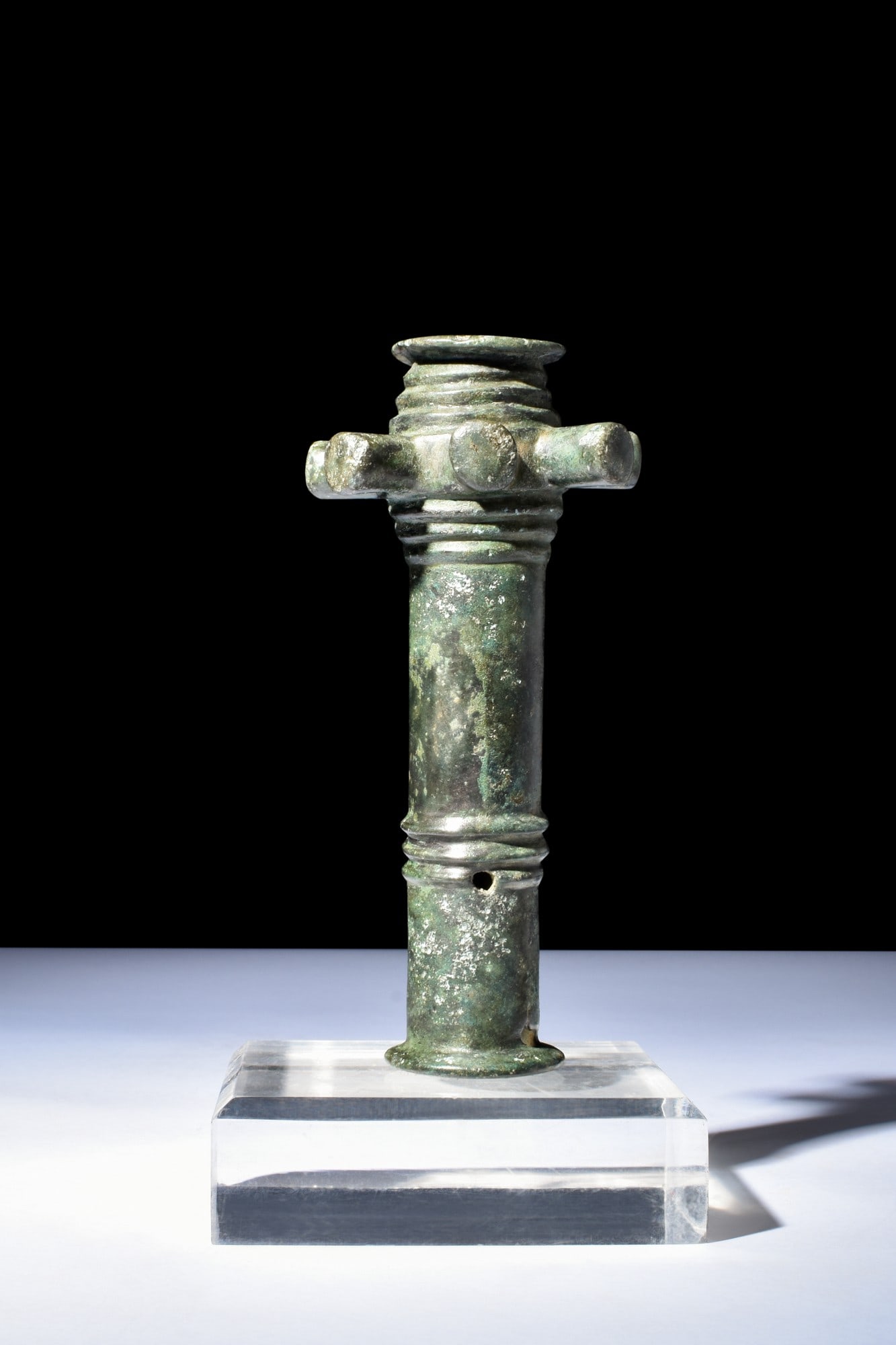 ANCIENT BRONZE MACE HEAD (1 of 2)