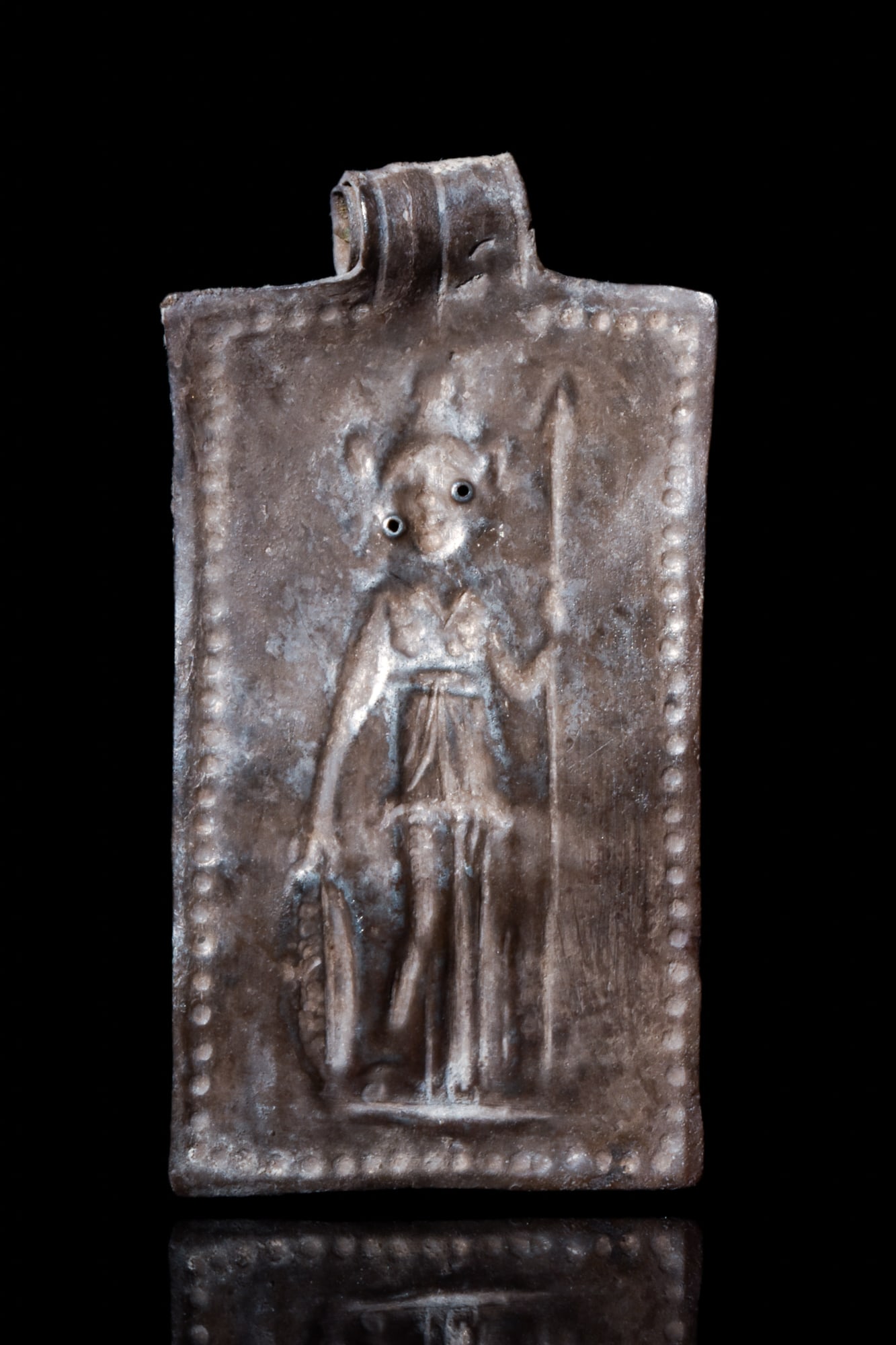 ROMAN PLAQUE WITH ATHENA PARTHENOS (1 of 2)