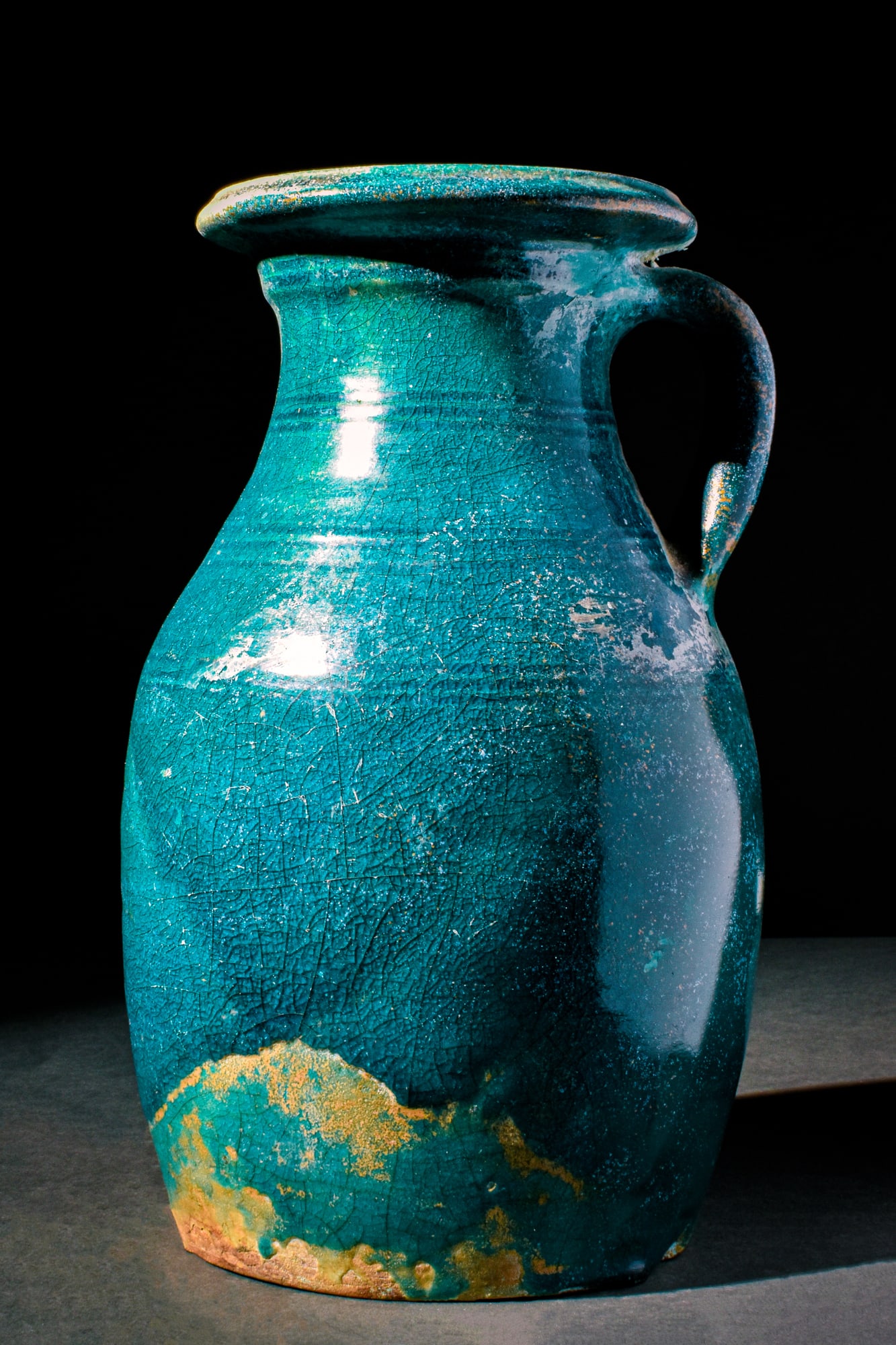 PARTHIAN BLUE GLAZED JUG (1 of 5)