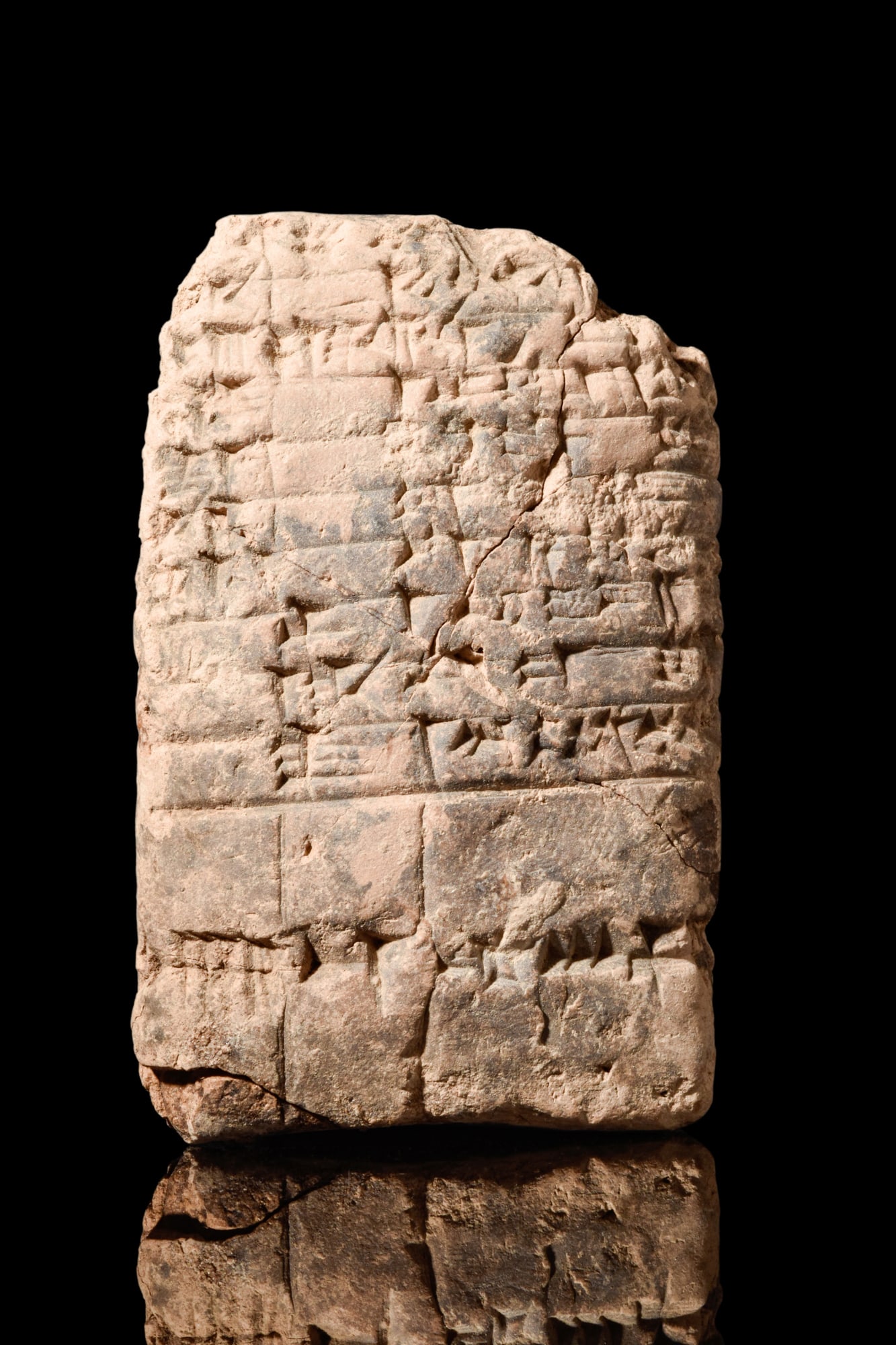 OLD BABYLONIAN CUNEIFORM ADMINISTRATIVE TABLET (1 of 2)