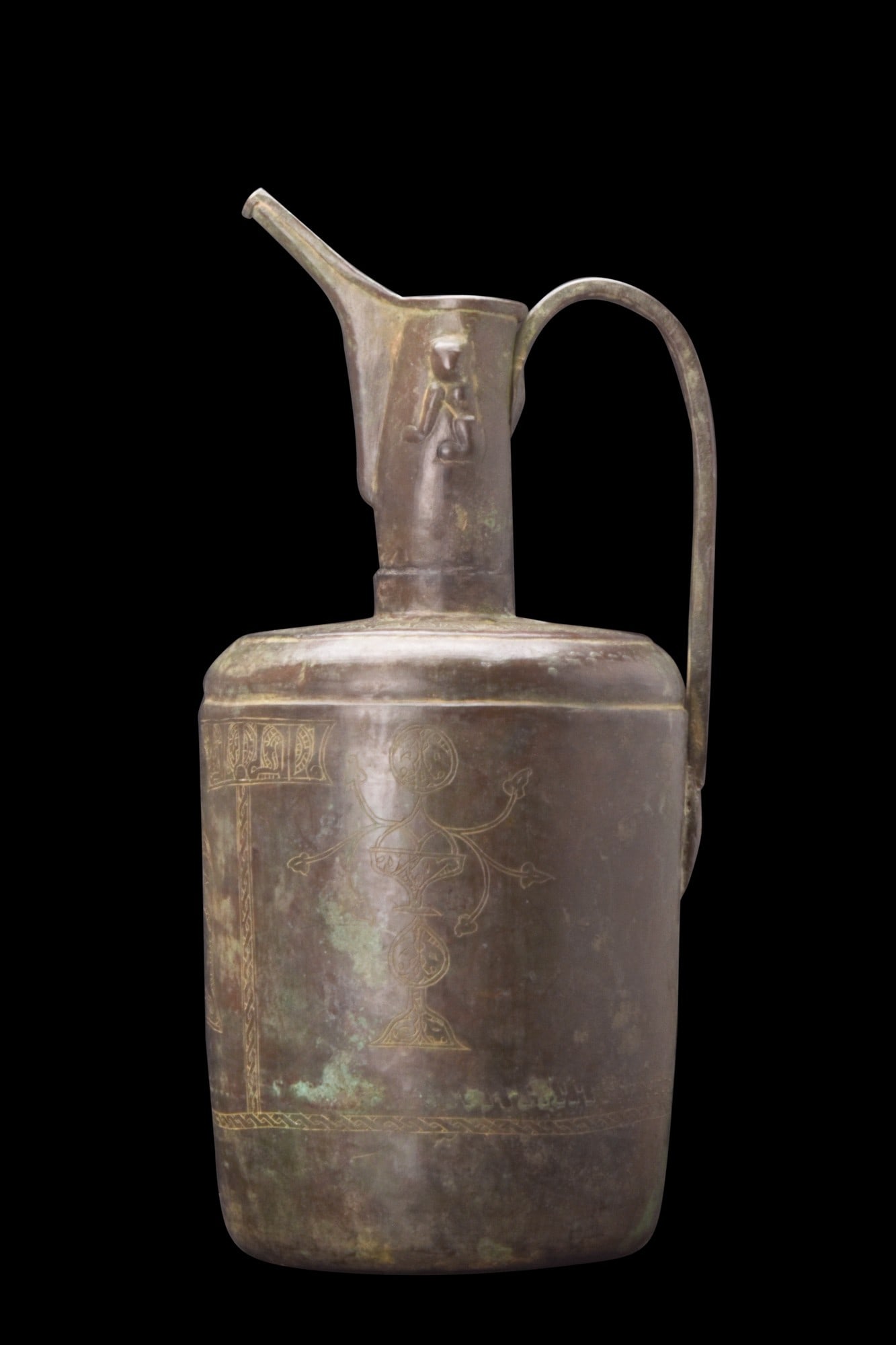 SELKJUK BRONZE DECORATED JUG (1 of 8)