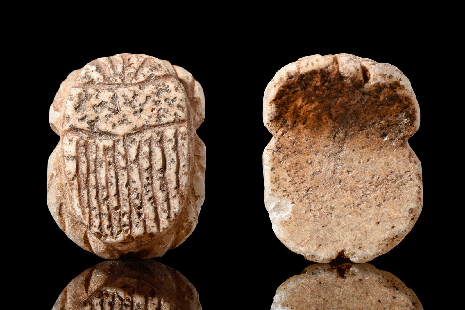 EGYPTIAN STEATITE SCARAB (1 of 3)