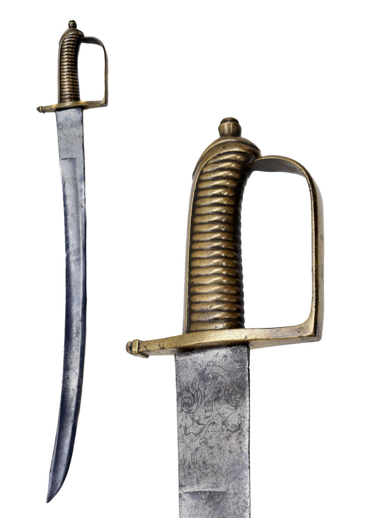 A FRENCH M1767 GRENADIER CUTLASS SWORD (1 of 7)