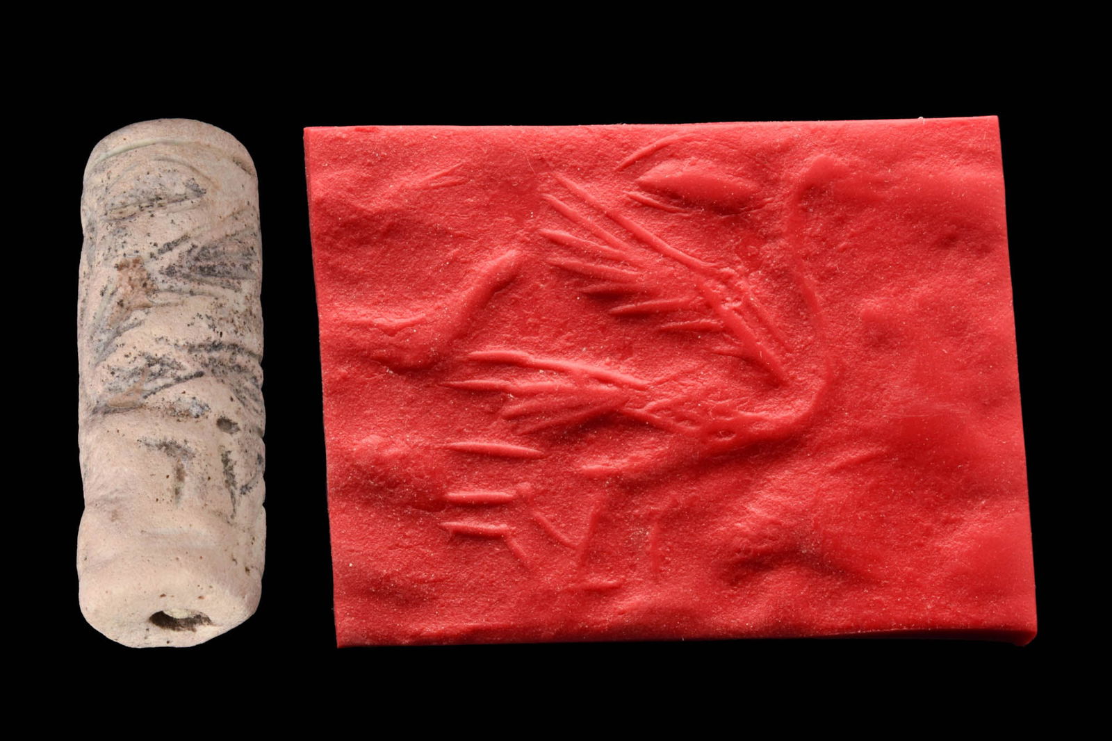 WESTERN ASIATIC STONE CYLINDER SEAL - ORIGINAL LAMBERT REPORT (1 of 2)