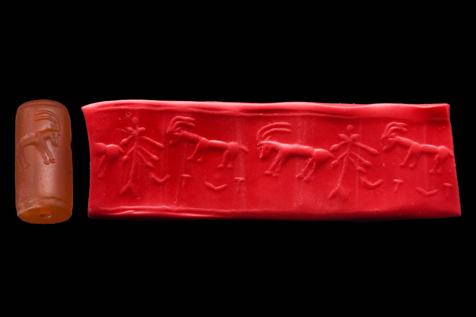 BACTRIAN STONE CYLINDER SEAL (1 of 1)