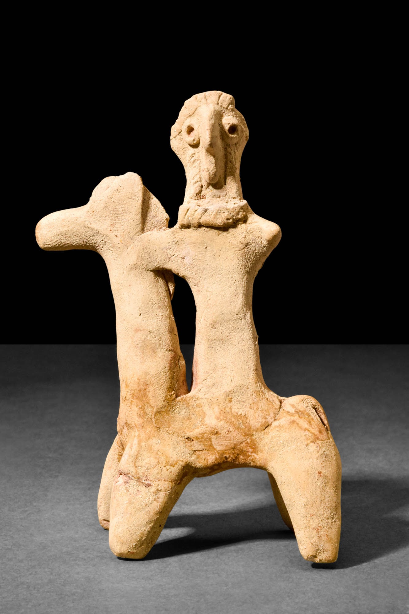 CANAANITE TERRACOTTA RIDER ON HORSE (1 of 3)