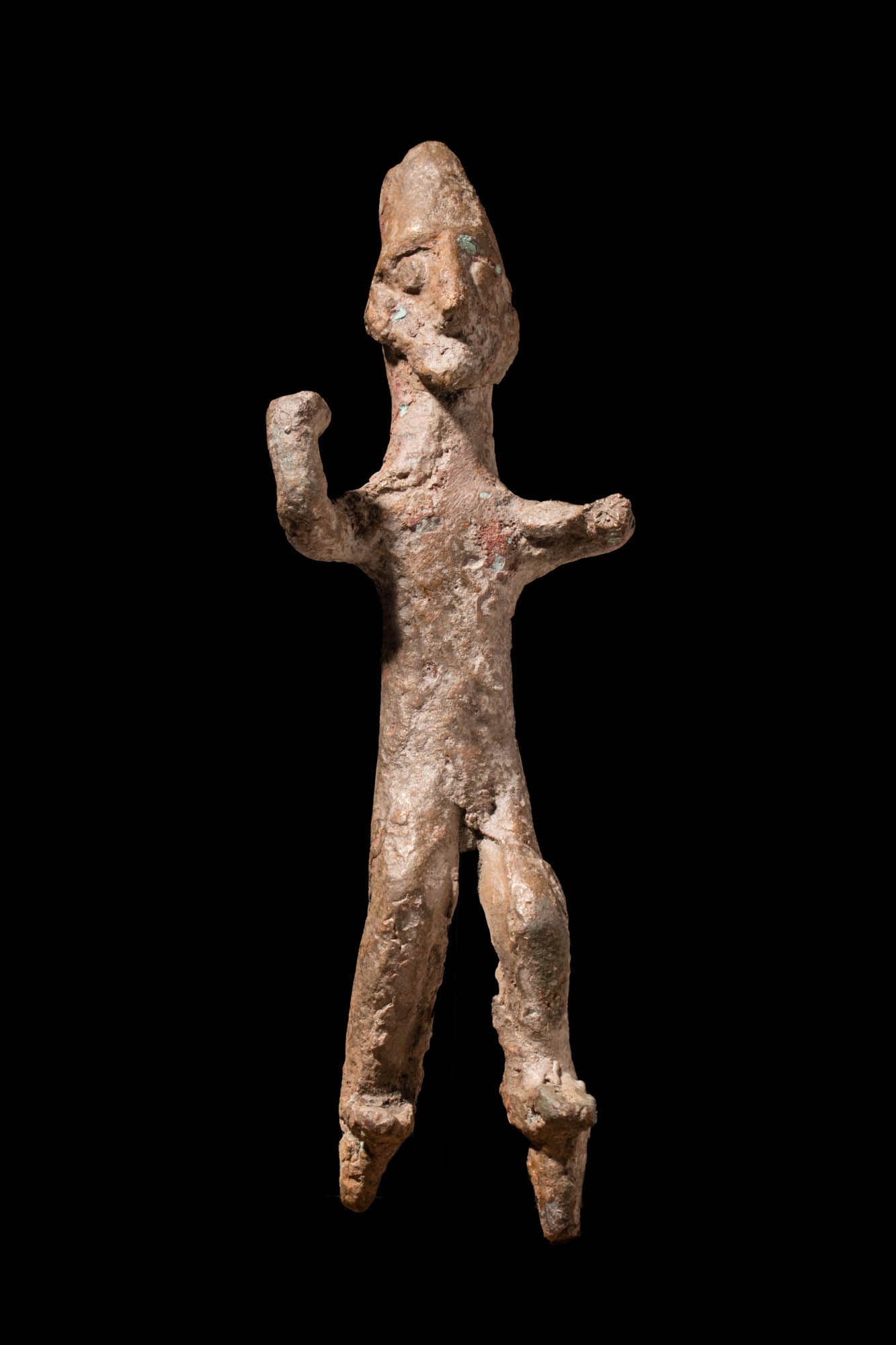 SYRO - HITTITE BRONZE STATUETTE OF A WARRIOR (1 of 3)