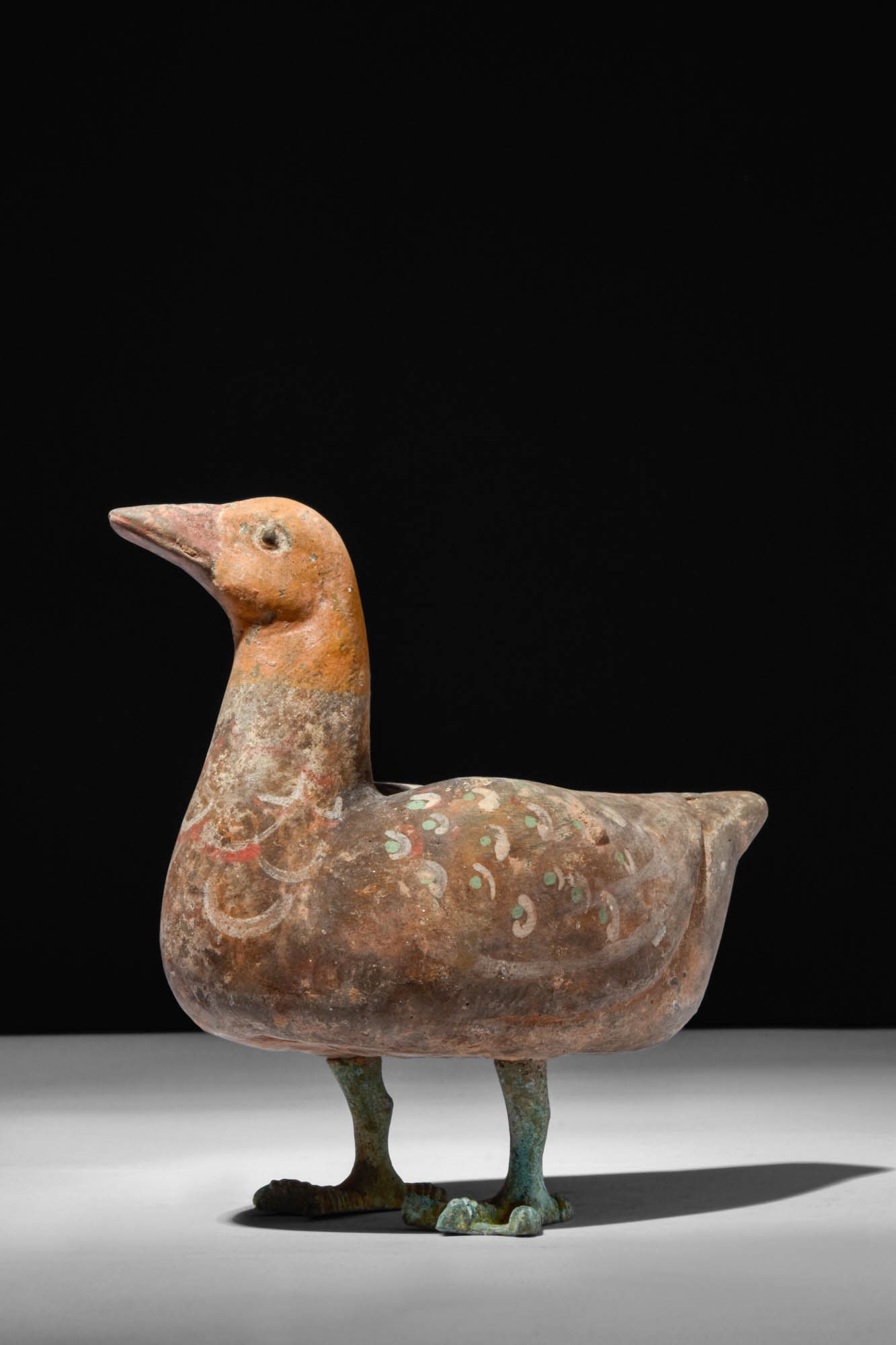CHINESE HAN DYNASTY TERRACOTTA BIRD - TL TESTED (1 of 4)