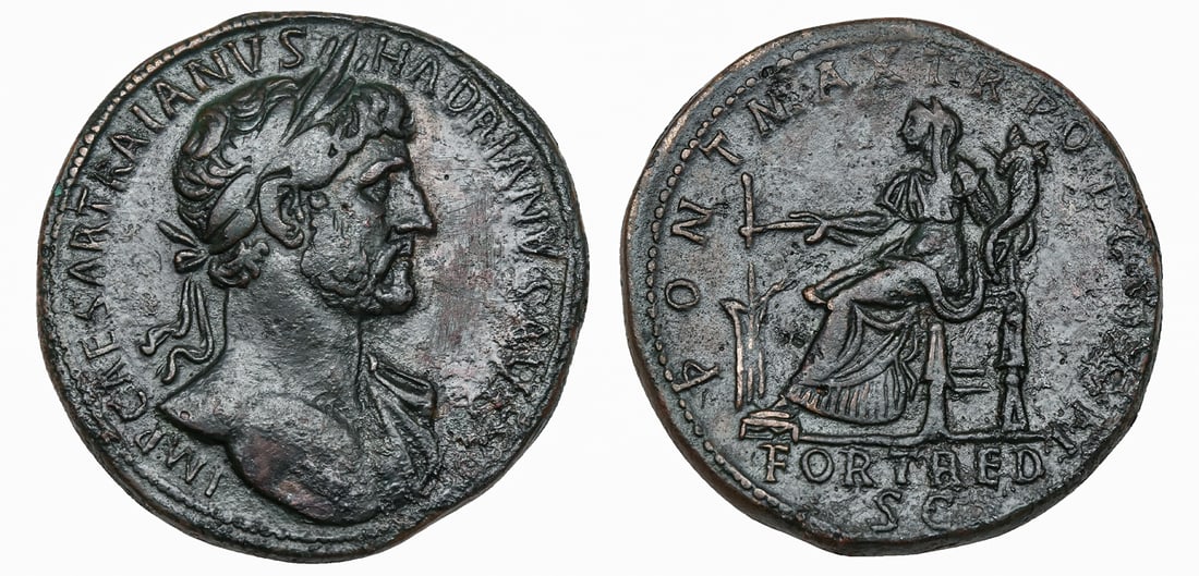 HADRIAN (AD 117-138). ROME. AE SESTERTIUS (1 of 1)