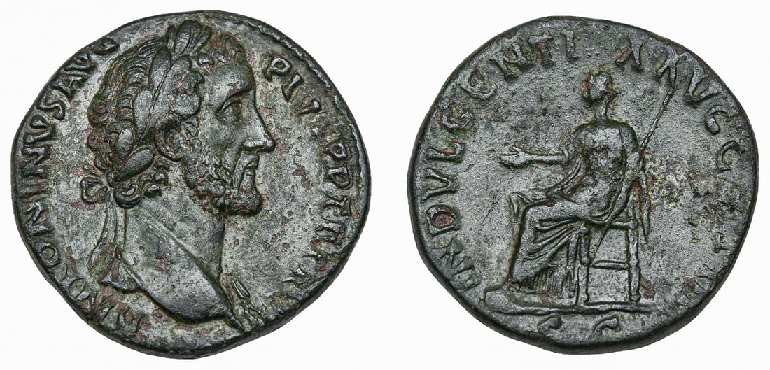 ANTONINUS PIUS (AD 138-161). ROME. AE SESTERTIUS (1 of 1)