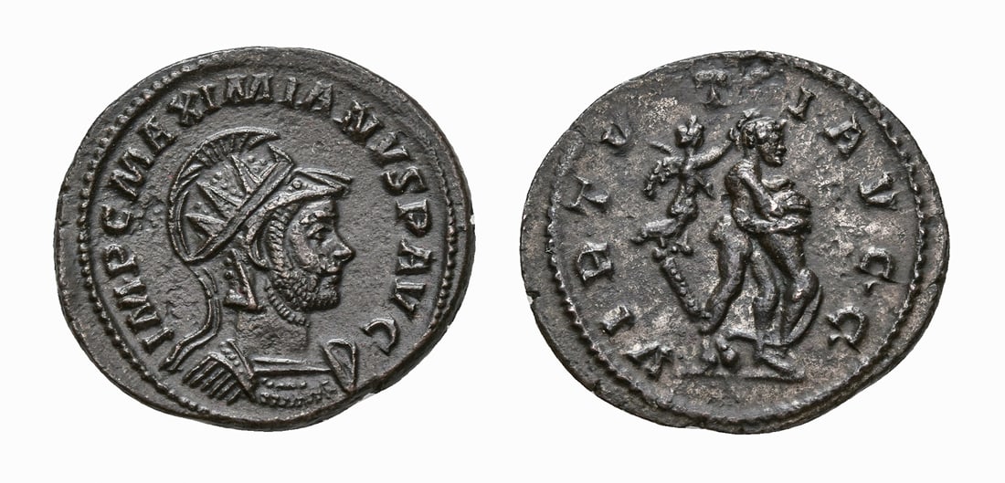 MAXIMIAN, FIRST REIGN (286-305 AD). LUGDUNUM. (CIRCA 289 AD). ANTONINIANUS (1 of 1)