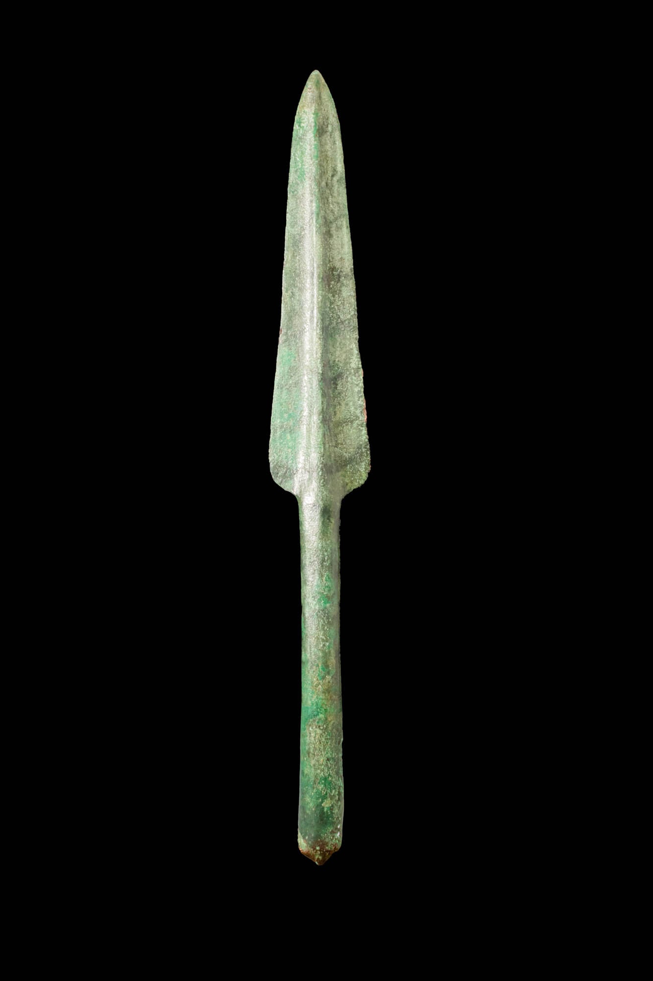 GREEK HOPLITE BRONZE LONG SPEARHEAD (1 of 2)