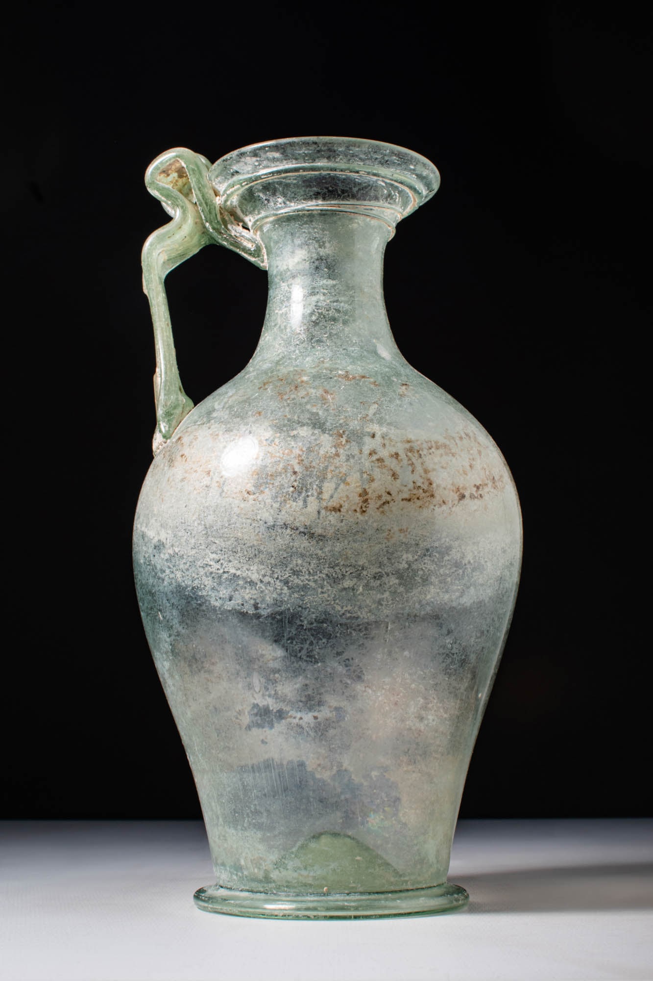 ROMAN GLASS PITCHER WITH HANDLE (1 of 7)