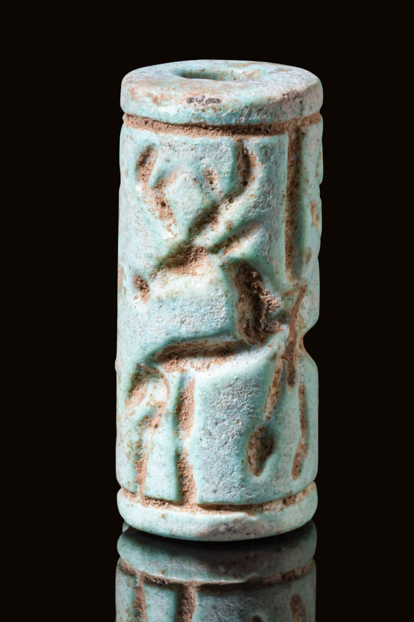 MITANNI/CANAANITE COMPOSITE CYLINDER SEAL WITH DEER (1 of 5)