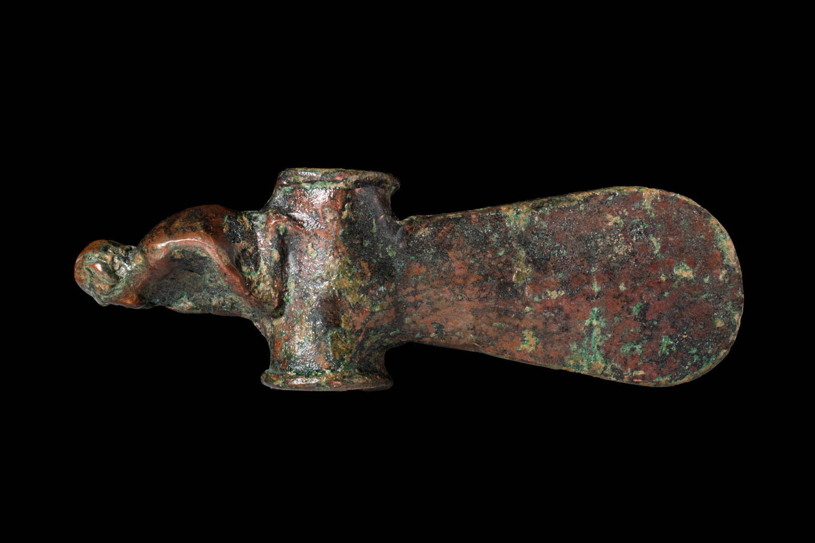 WESTERN ASIATIC AXE HEAD WITH PRAYING PRIEST (1 of 6)
