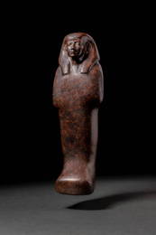 SUPERB EGYPTIAN SERPENTINE MUMMIFORM USHABTI