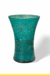EXCEPTIONAL CHINESE HAN DYNASTY GLASS BEAKER