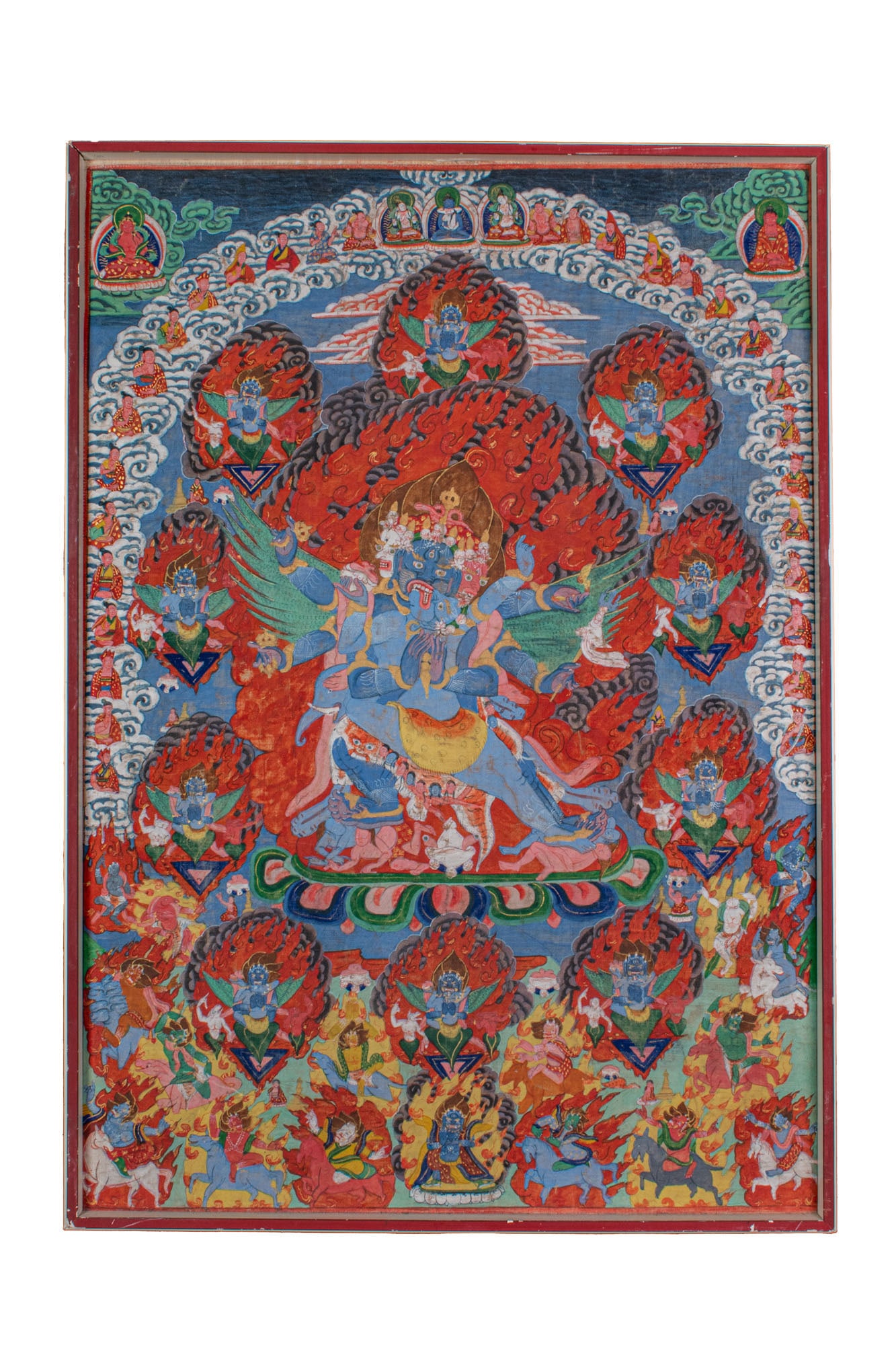 TIBETAN / MONGOLIAN TANGKA OF VAJRAKILAYA (1 of 5)