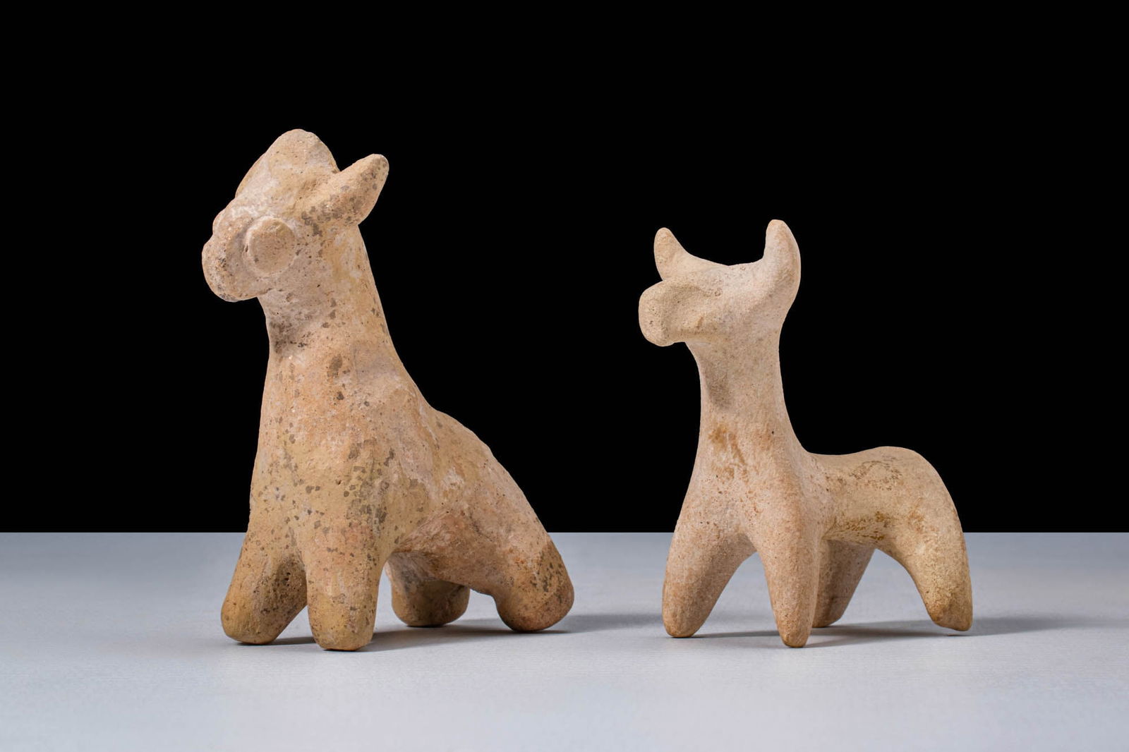 INDUS VALLEY TERRACOTTA BULL FIGURINES (1 of 3)