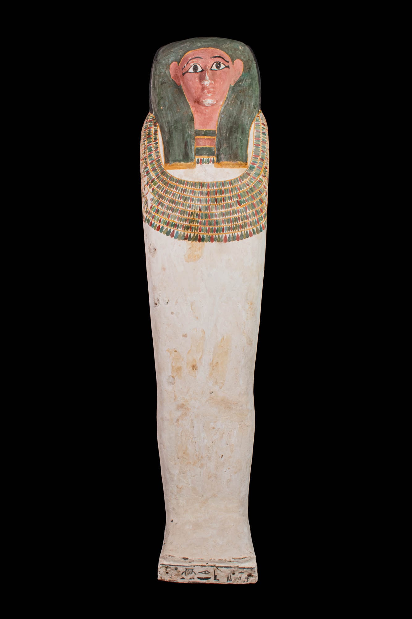 EGYPTIAN WOODEN LID OF SARCOPHAGUS (1 of 4)