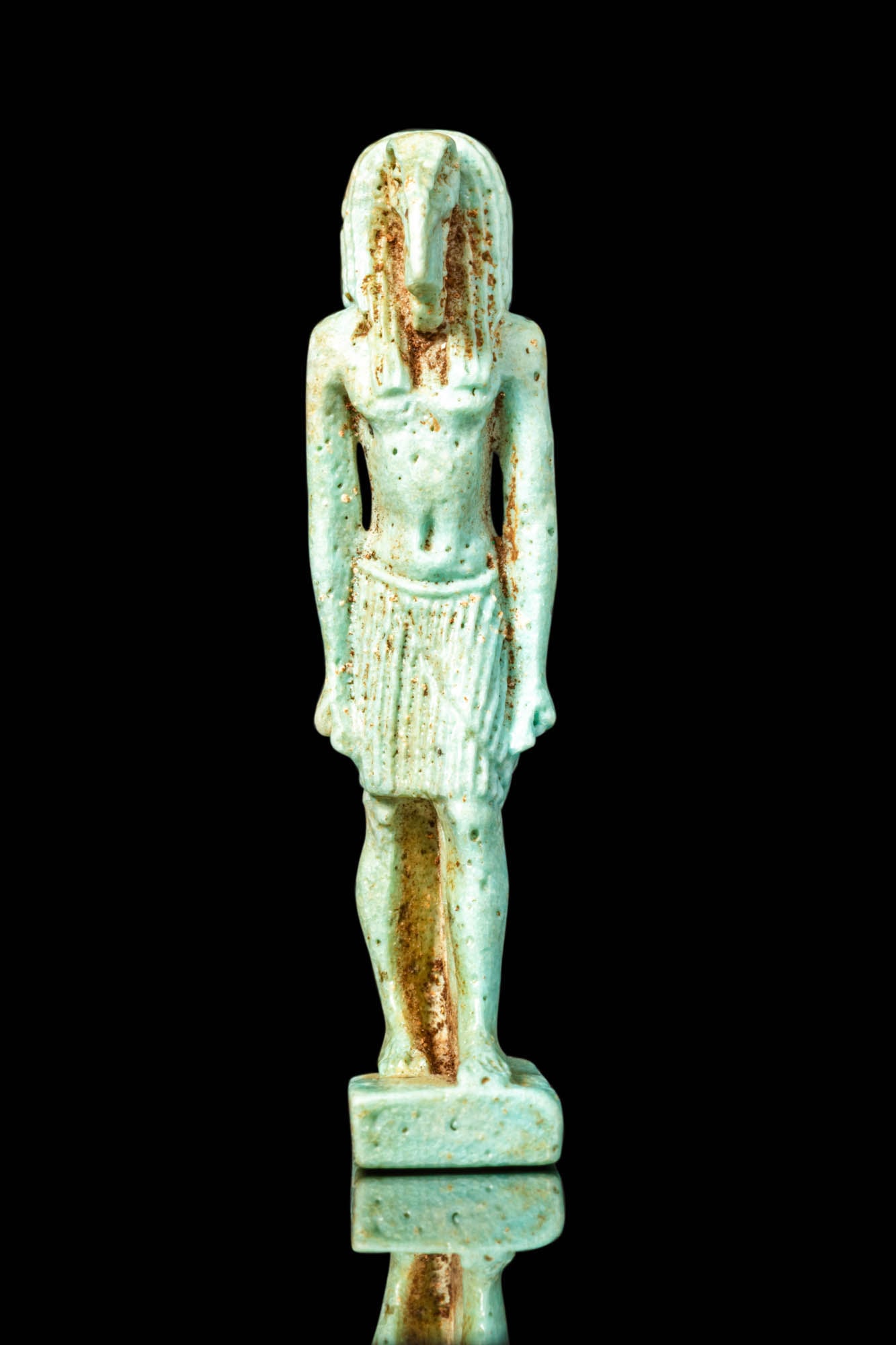 EGYPTIAN FAIENCE THOTH AMULET (1 of 4)
