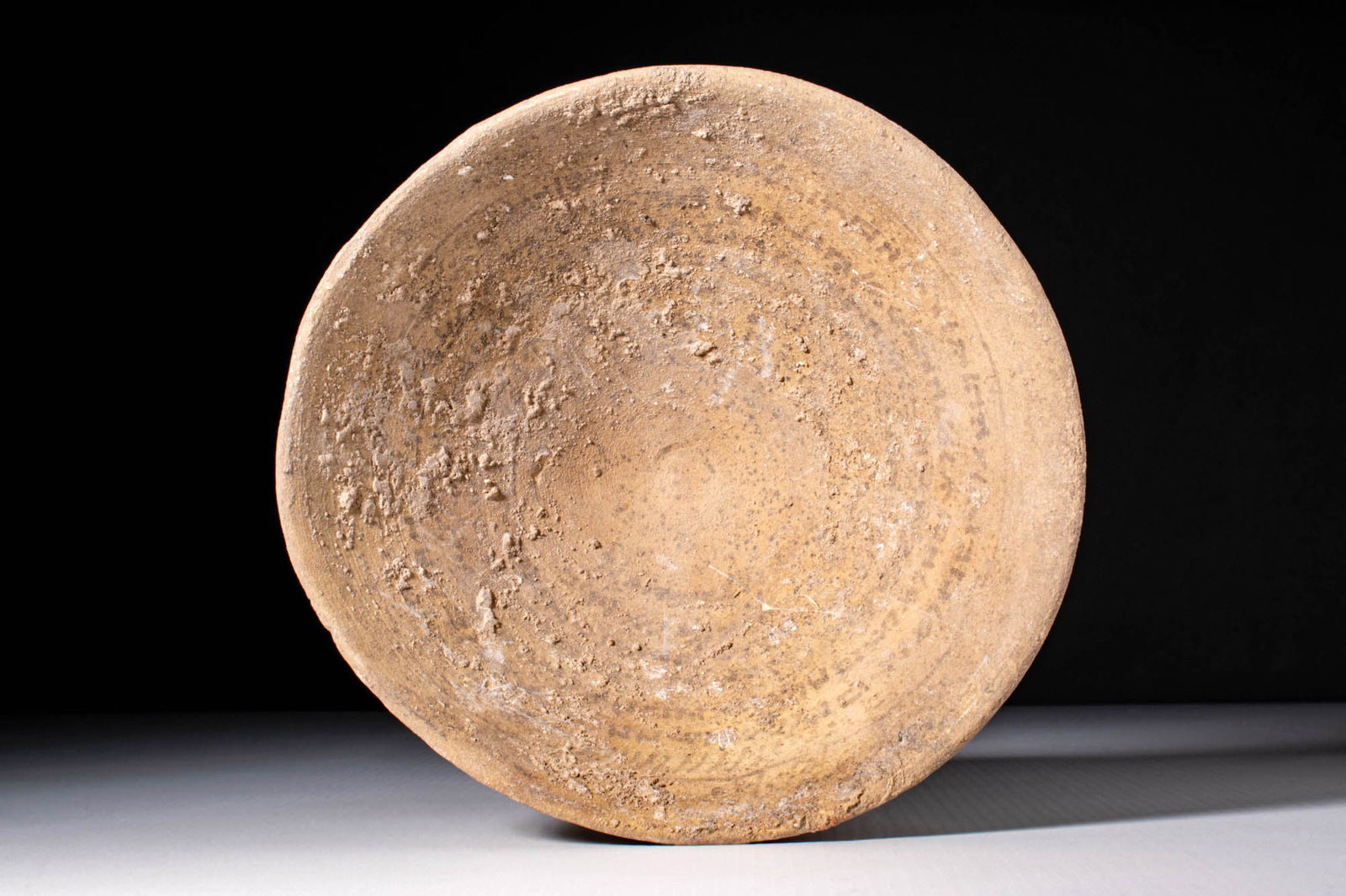 ARAMAIC TERRACOTTA INCANTATION DEVIL TRAP BOWL (1 of 4)