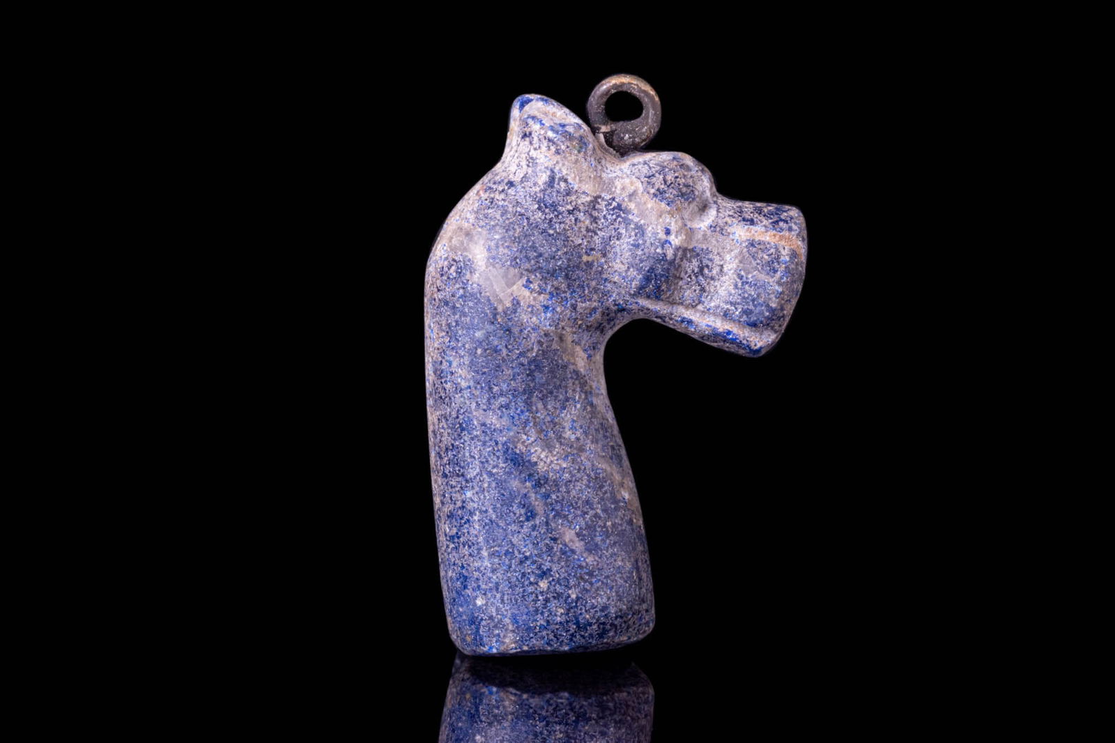 BACTRIAN LAPIS LAZULI HORSE SHAPED PENDANT (1 of 3)