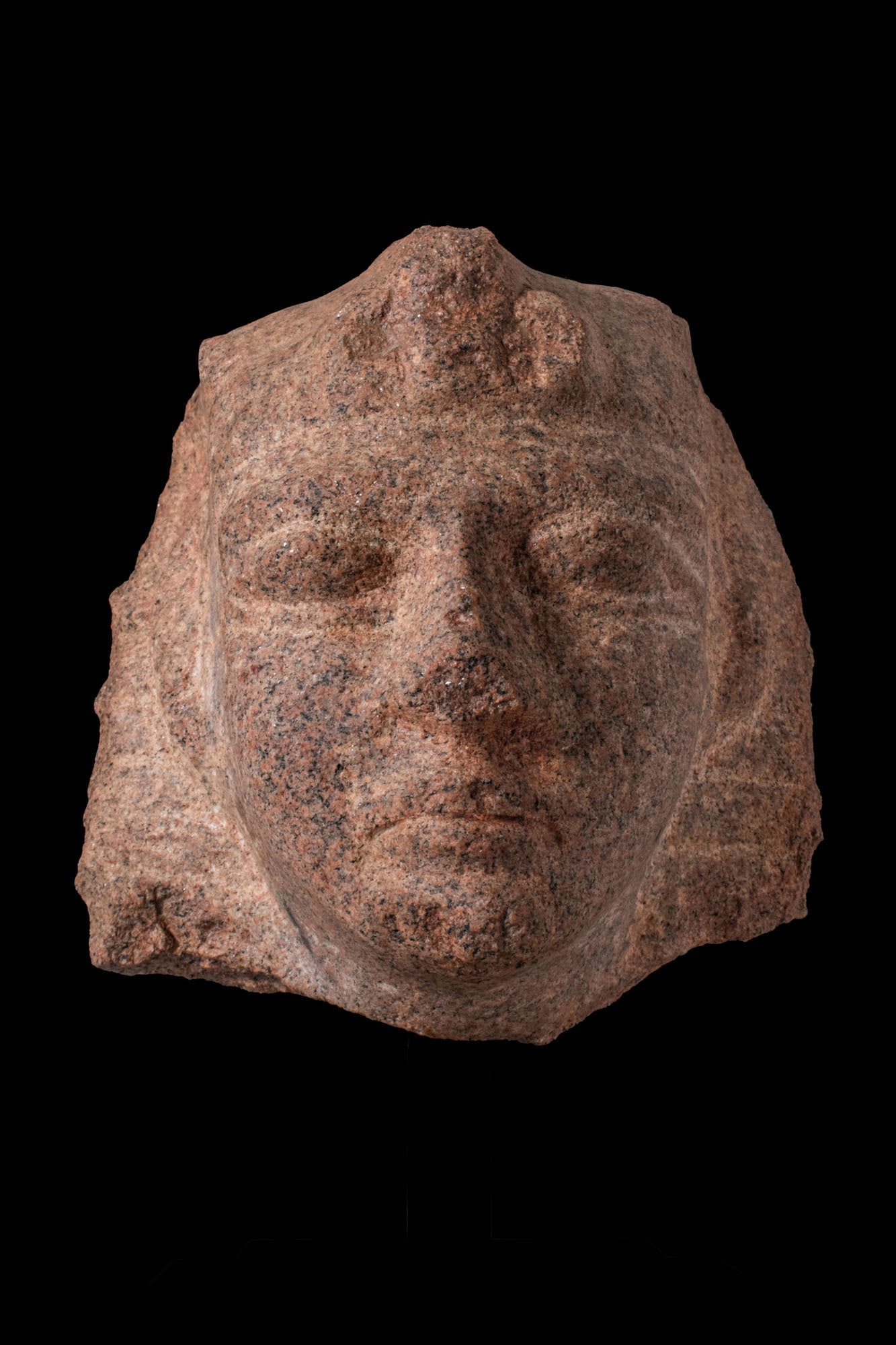 EGYPTIAN GRANITE HEAD OF PHARAOH (1 of 6)