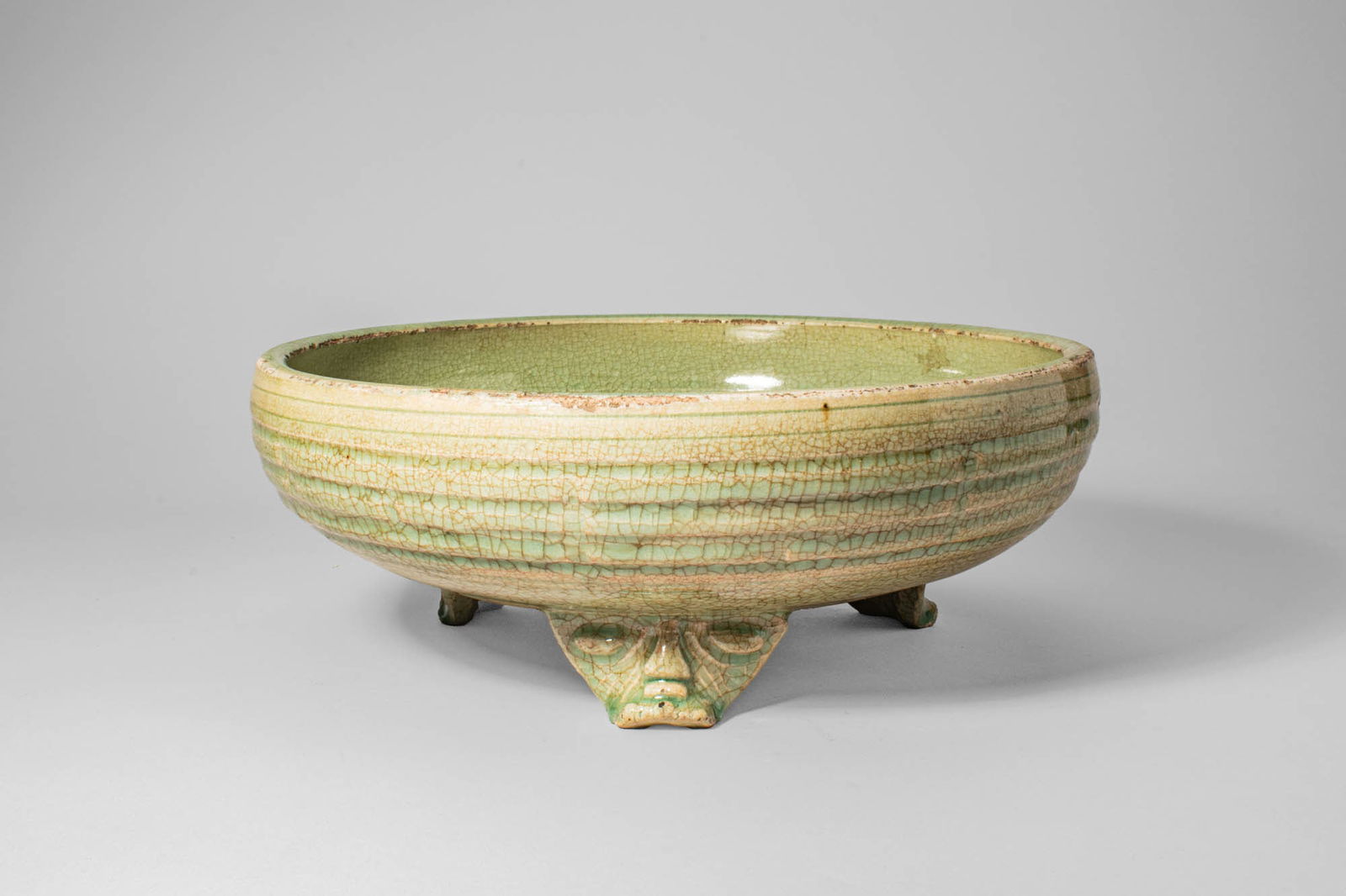 CHINESE CELADON TRIPOD CENSER (1 of 4)