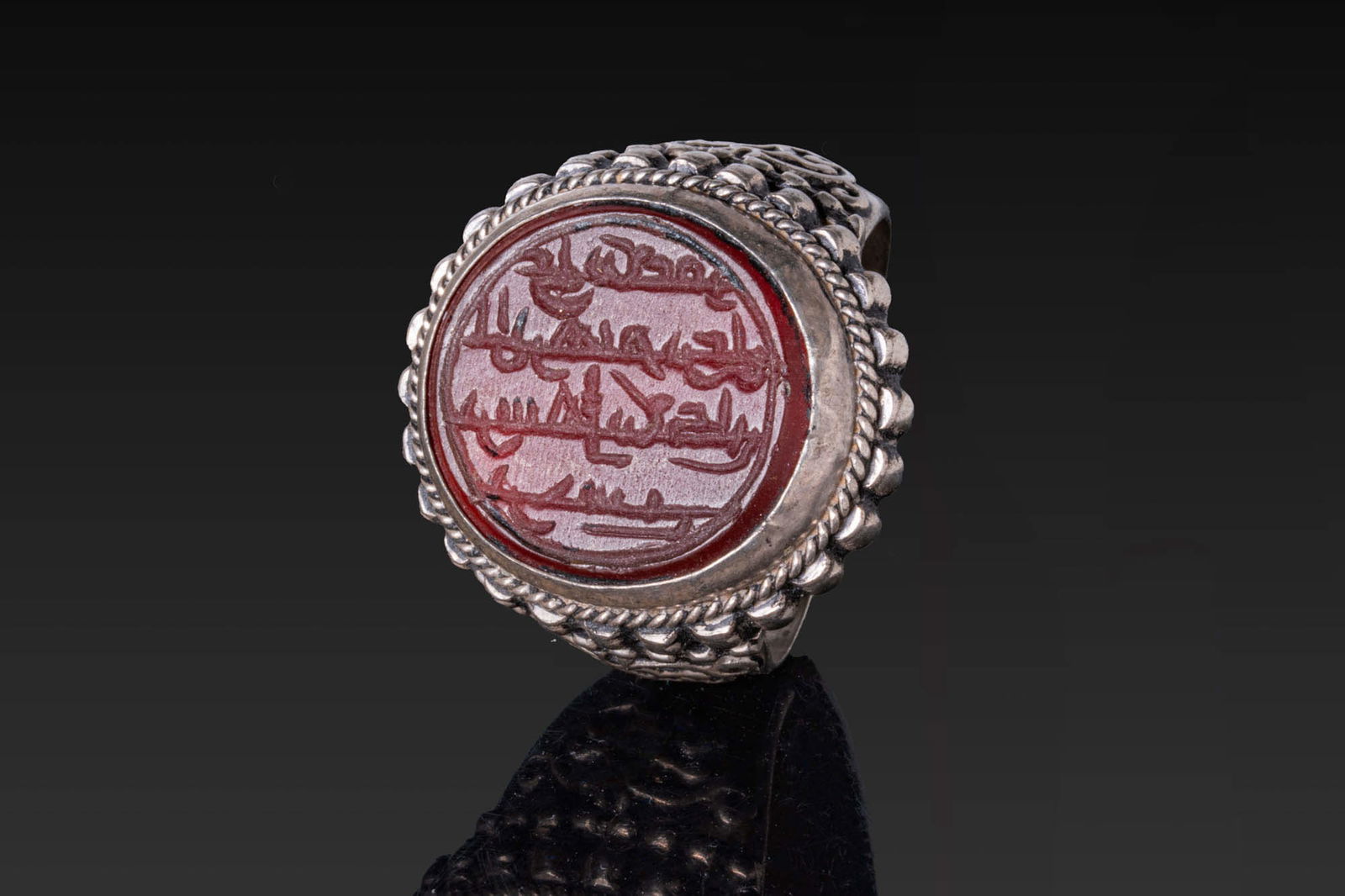 OTTOMAN SILVER RING INSCRIBED WITH QURAN VERSE (1 of 5)