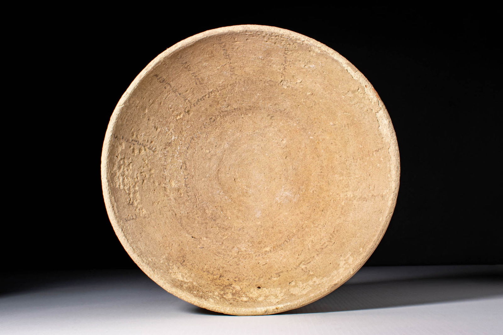 ARAMAIC TERRACOTTA INCANTATION DEVIL TRAP BOWL (1 of 4)